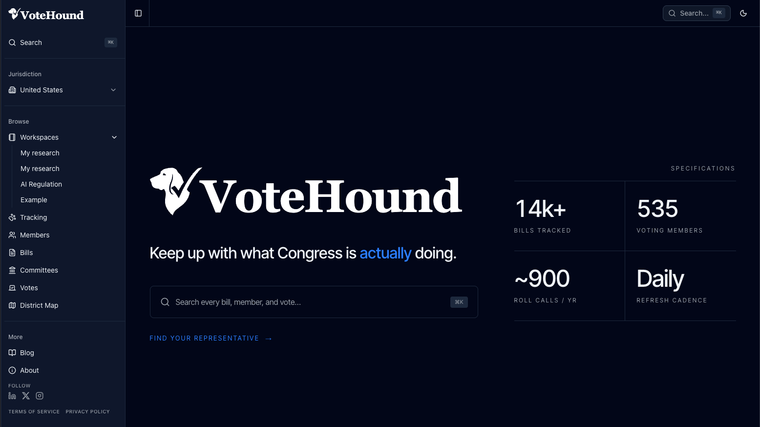 VoteHound preview